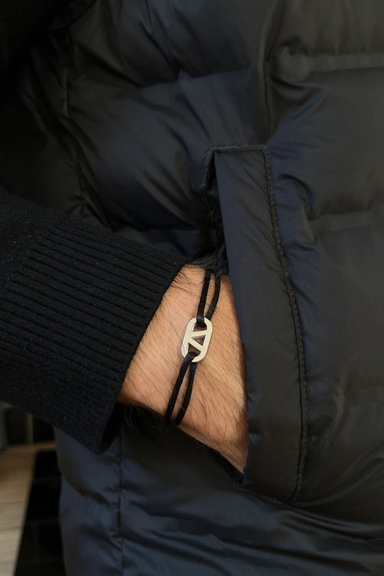 Valeur Satin Bracelet Silver